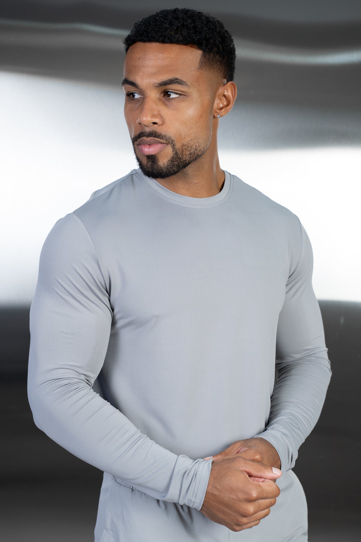 Destruct Long Sleeve T-Shirt - Grey