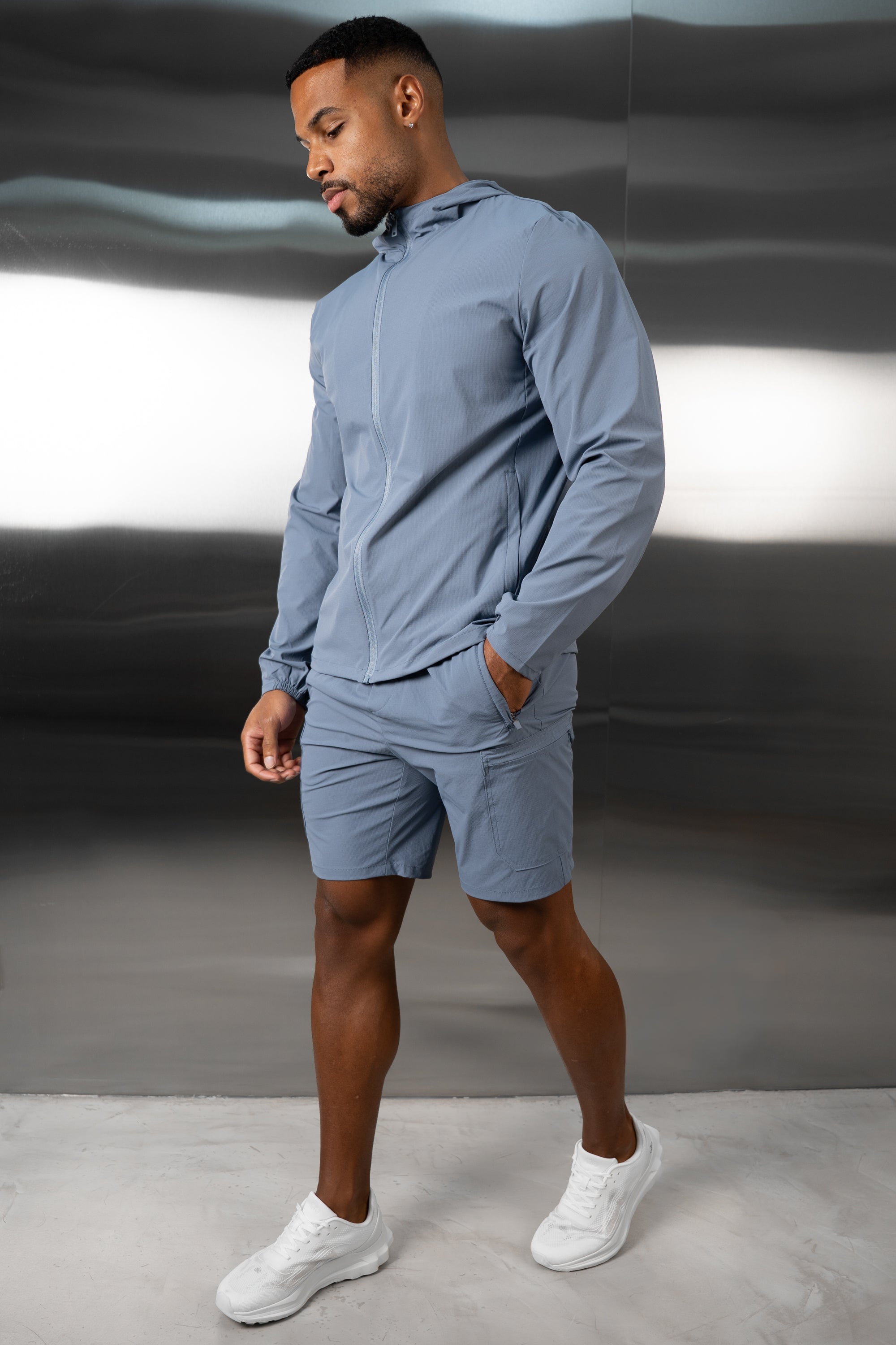 Hydra Technical Jacket - Steel Blue