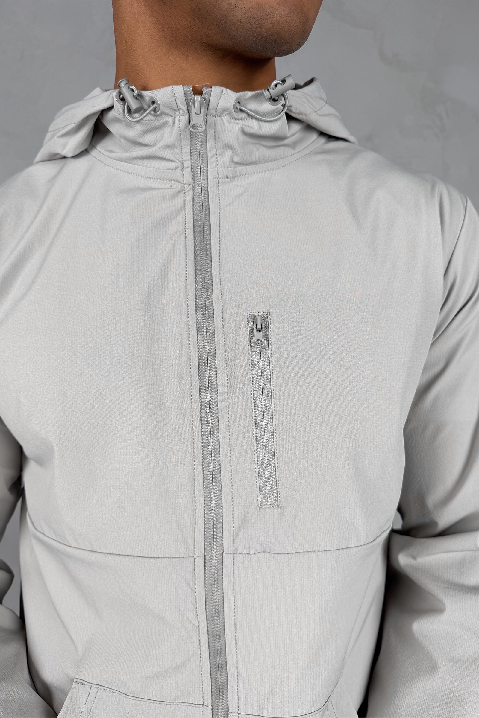 Pulse Windbreaker Jacket - Grey