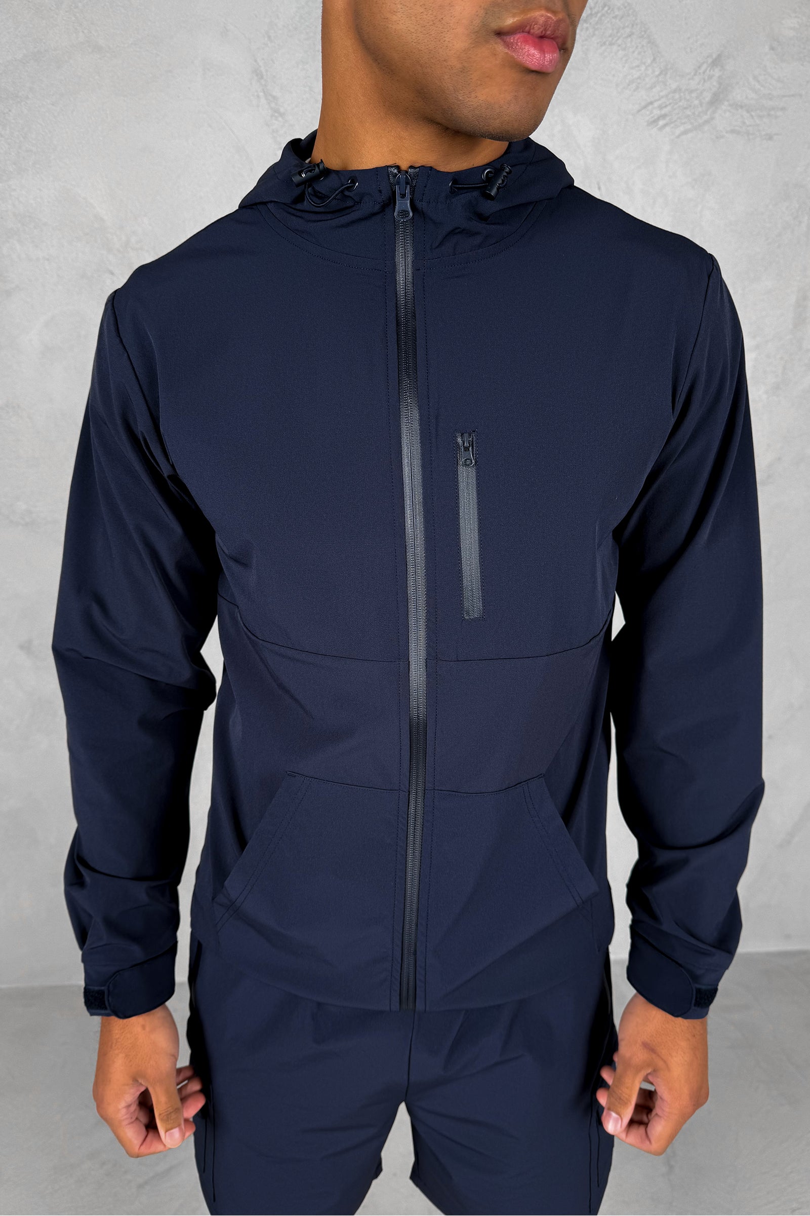 Pulse Windbreaker Jacket - Navy
