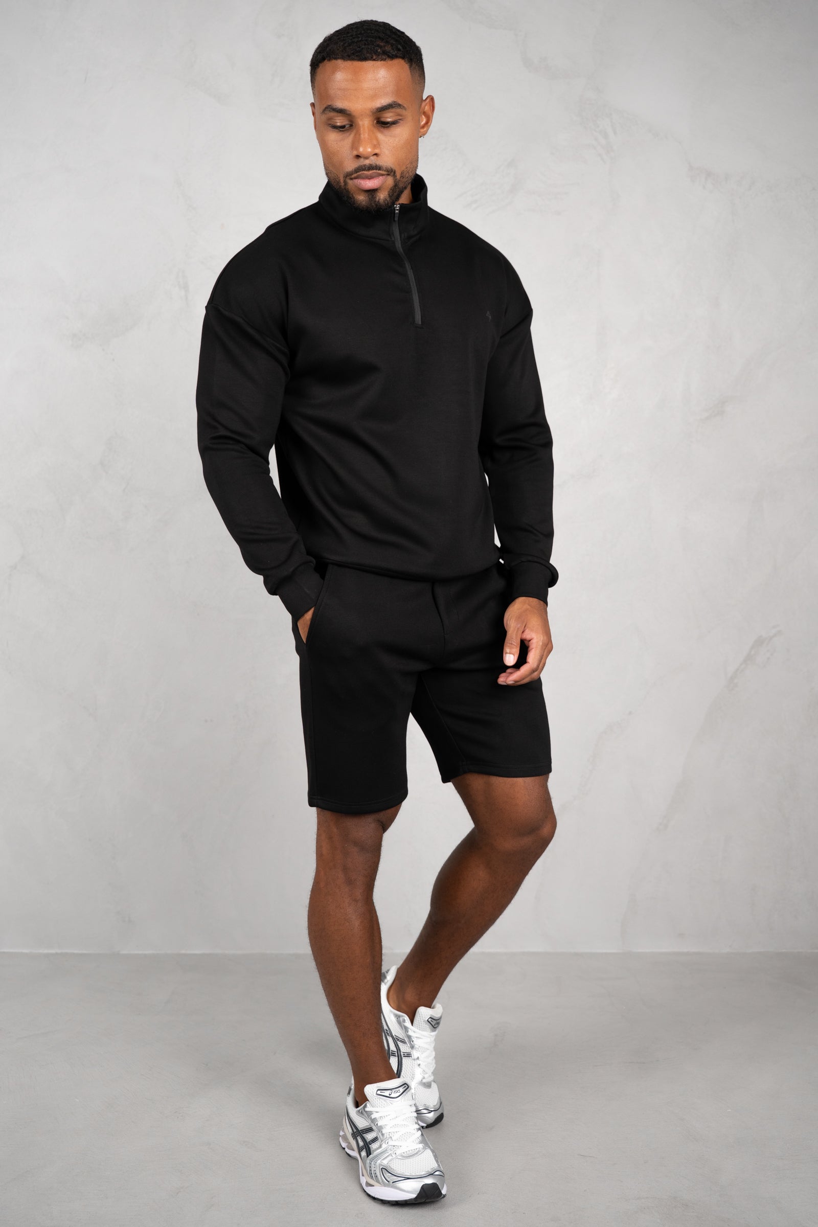 Phase Scuba Quarter Zip - Black