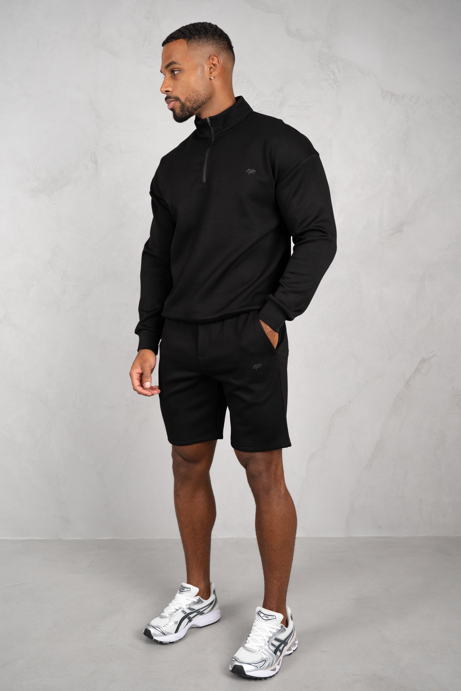 Phase Scuba Quarter Zip - Black