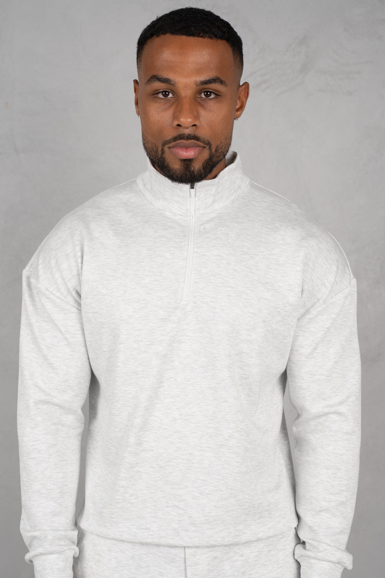 Phase Scuba Quarter Zip - Grey Marl
