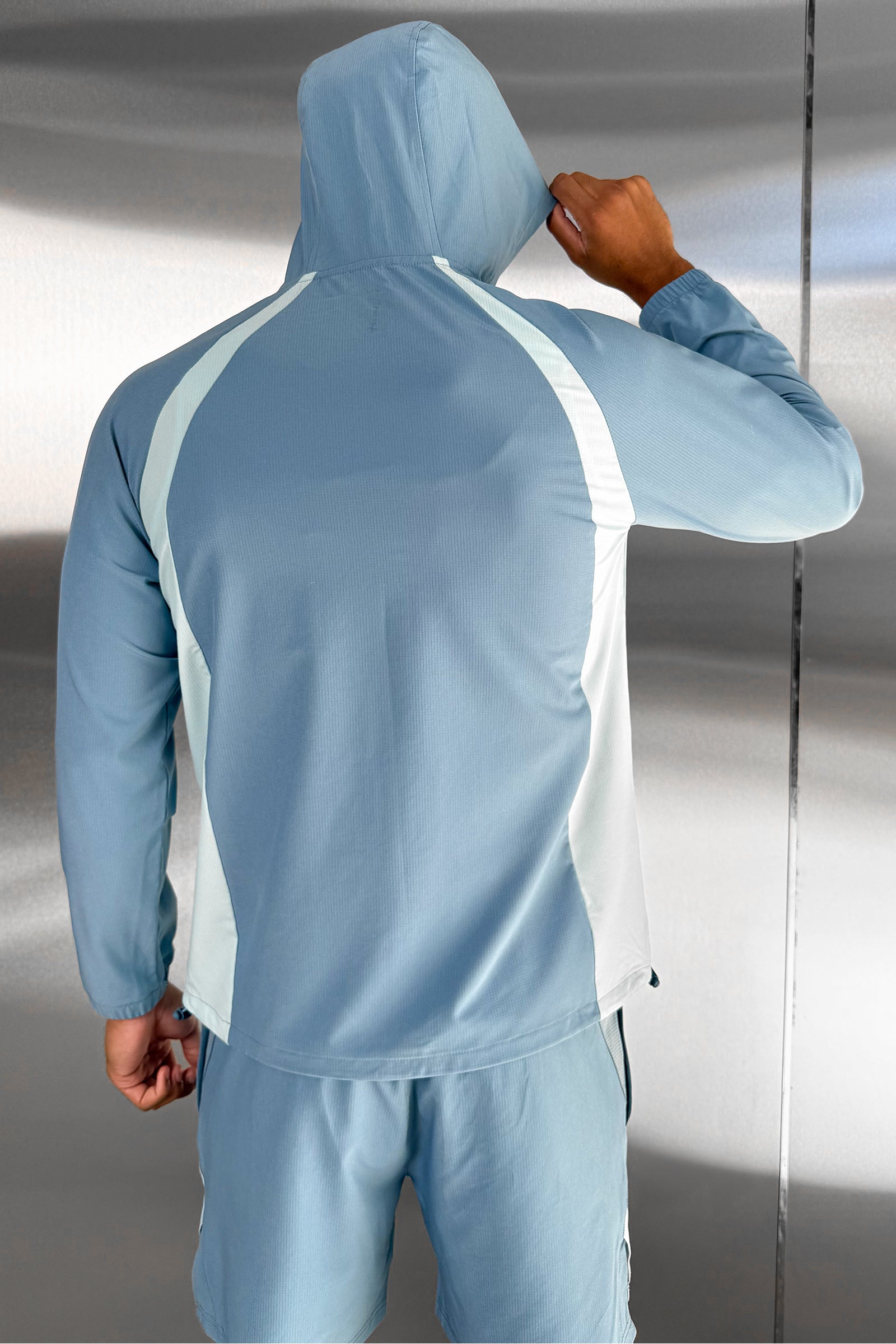 Synergy Technical Windbreaker Jacket - Pale Blue