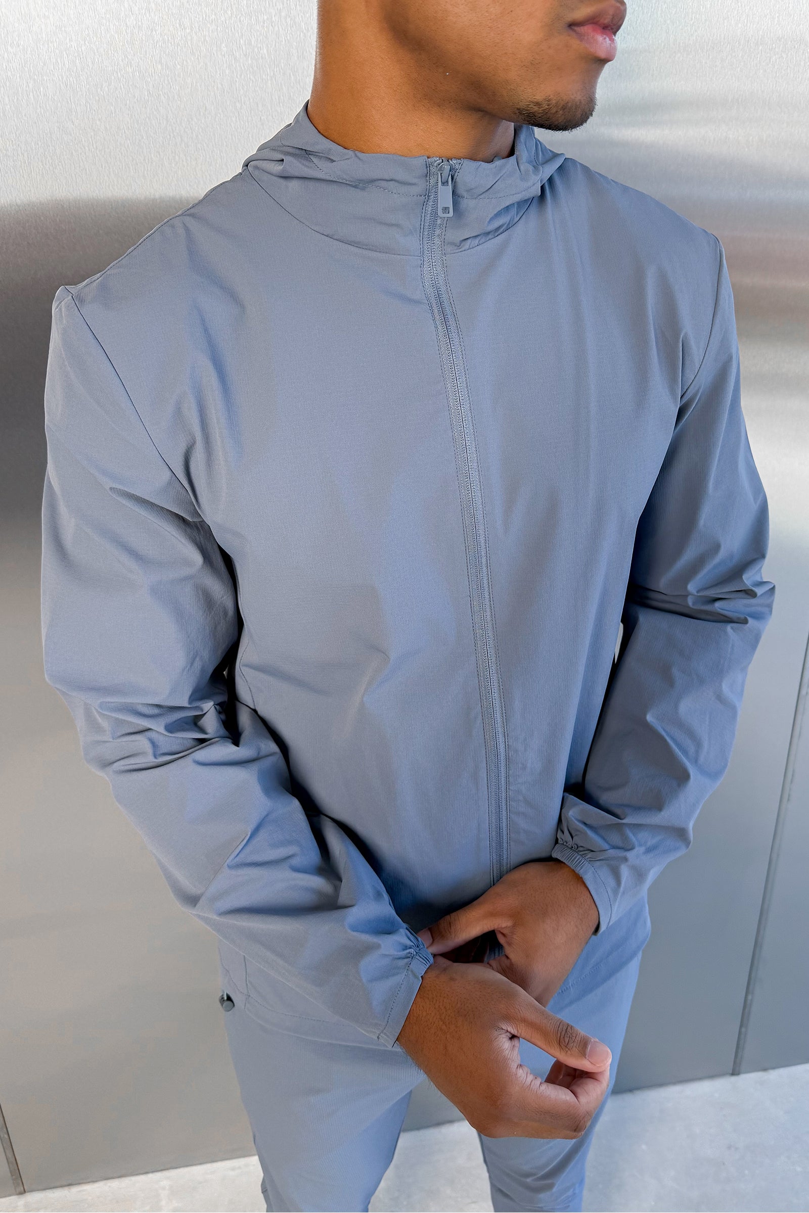 Hydra Technical Jacket - Steel Blue