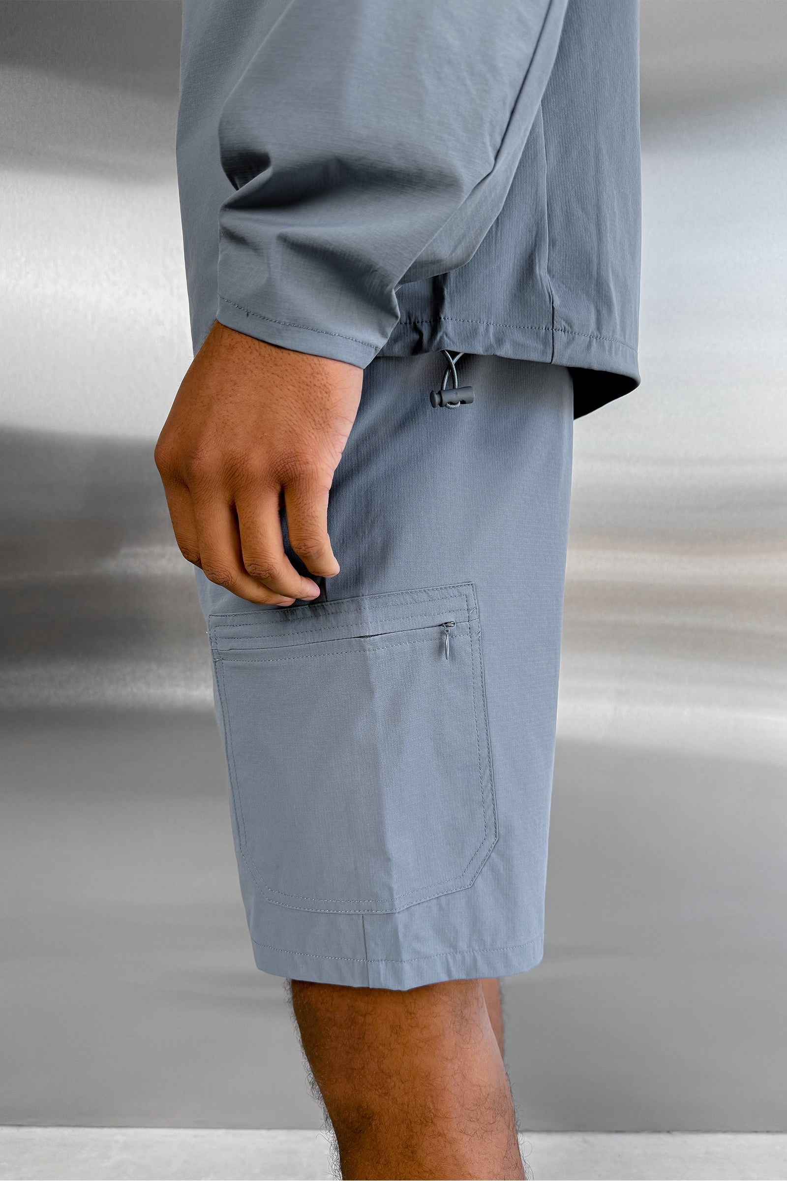 Hydra Technical Shorts - Steel Blue