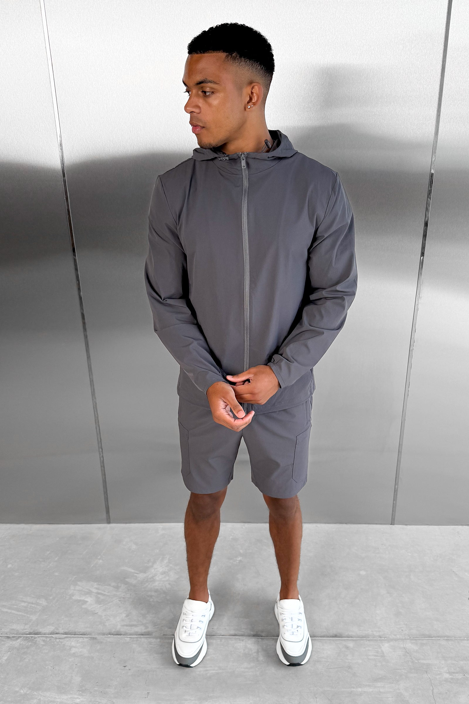 Hydra Technical Shorts - Charcoal