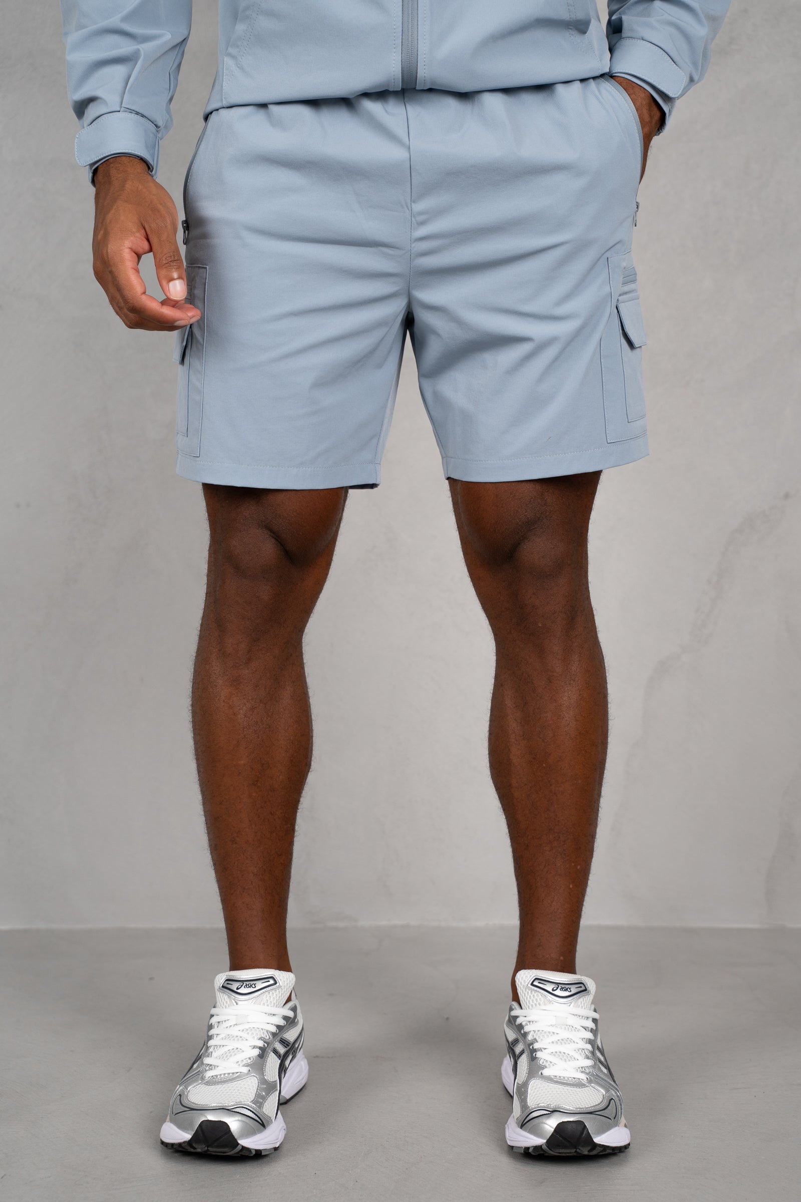 Pulse Tech Shorts - Pastel Blue