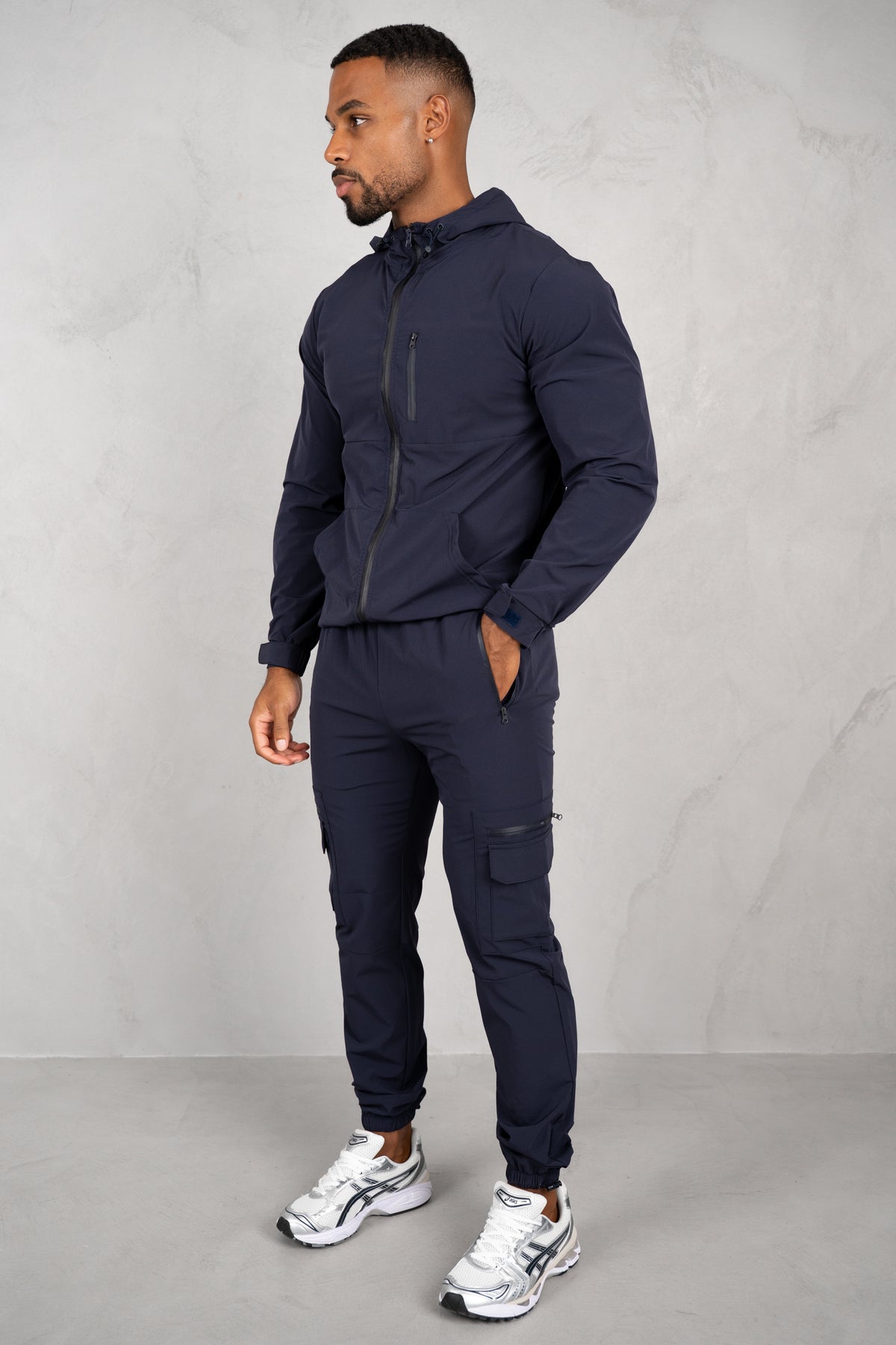 Pulse Windbreaker Jacket - Navy