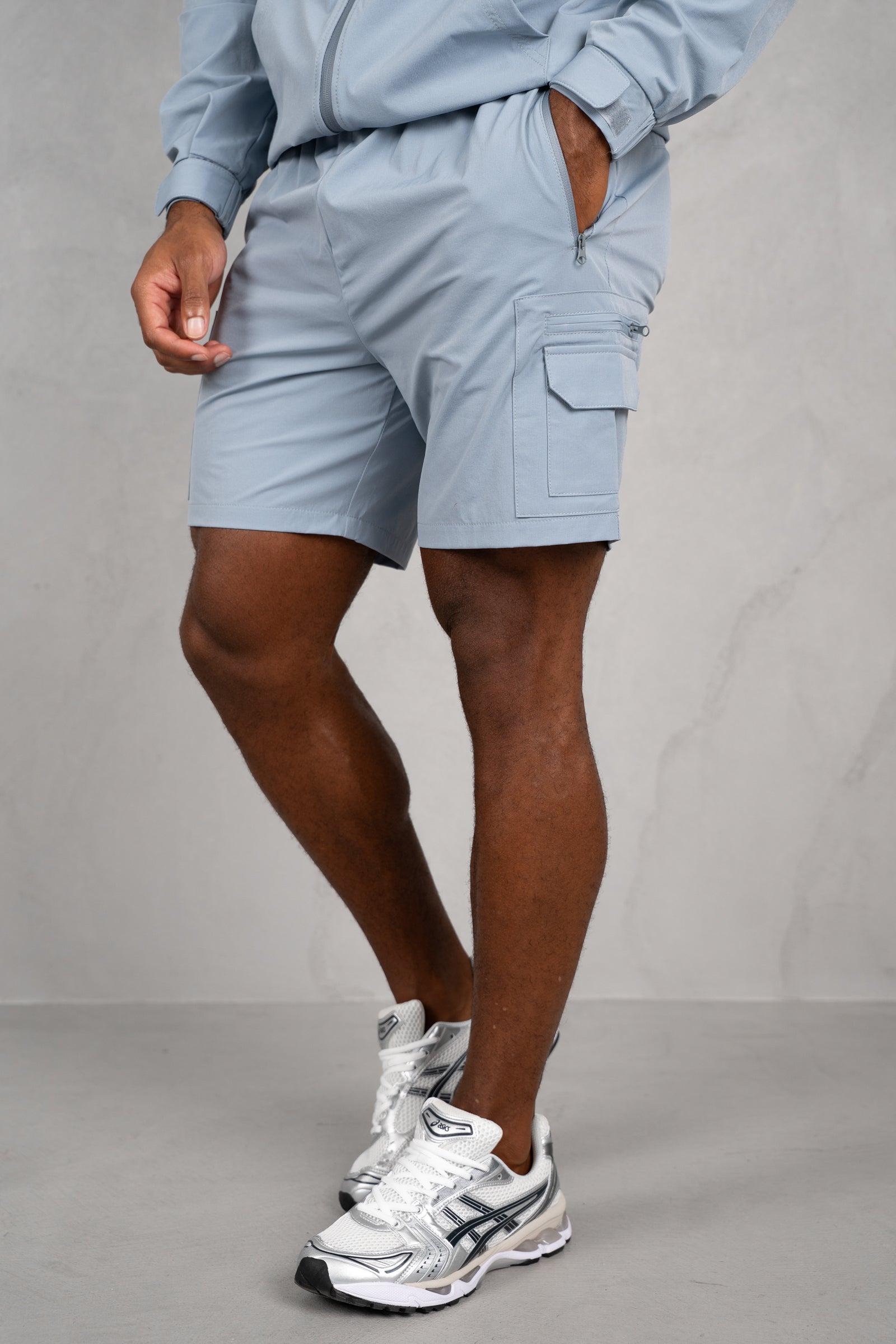 Pulse Tech Shorts - Pastel Blue