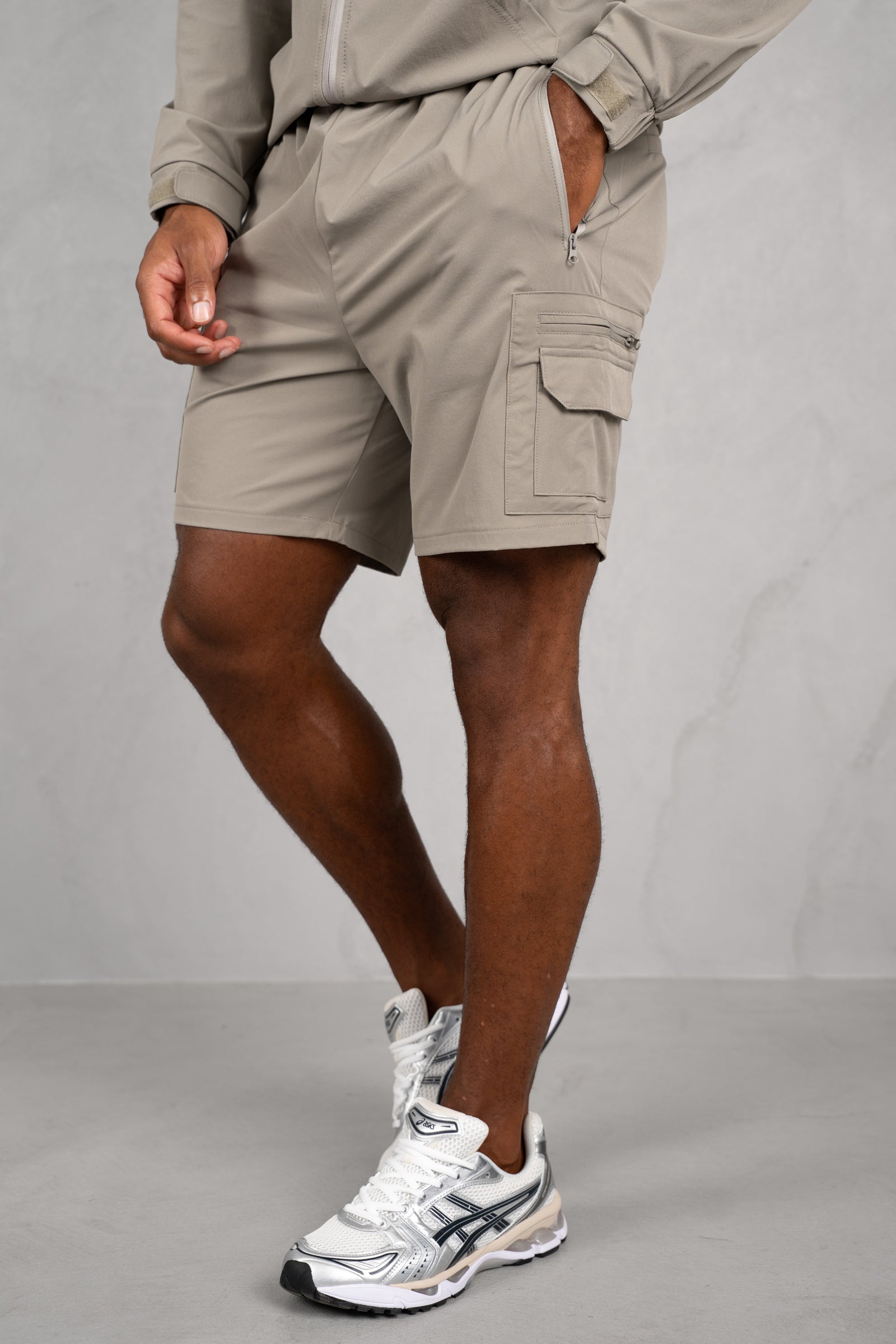 Pulse Tech Shorts - Taupe