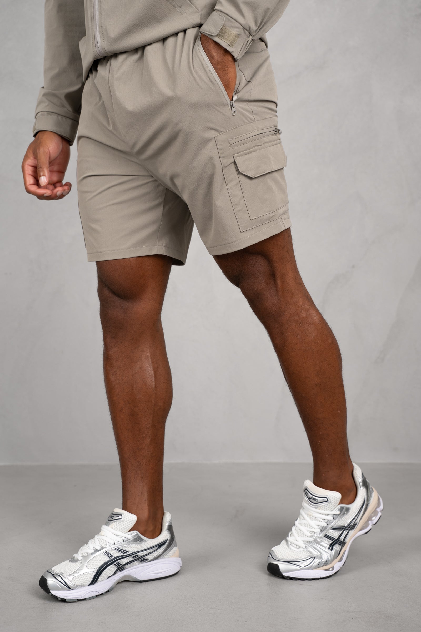 Pulse Tech Shorts - Taupe