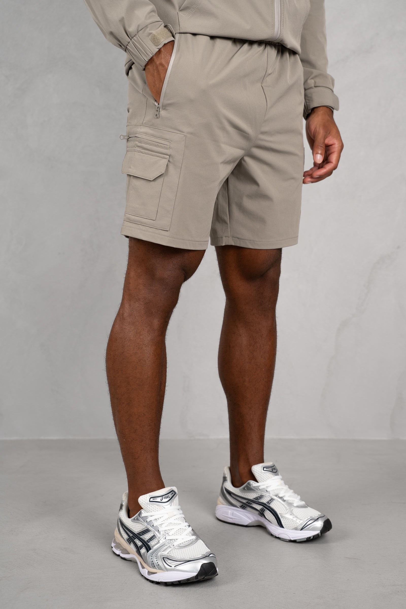Pulse Tech Shorts - Taupe