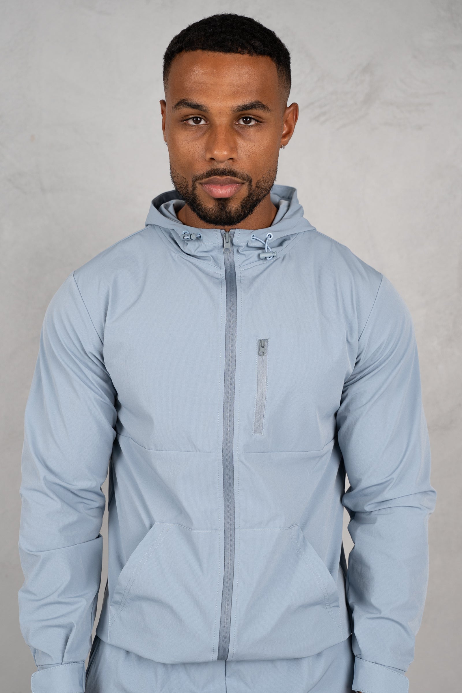 Pulse Windbreaker Jacket - Pastel Blue