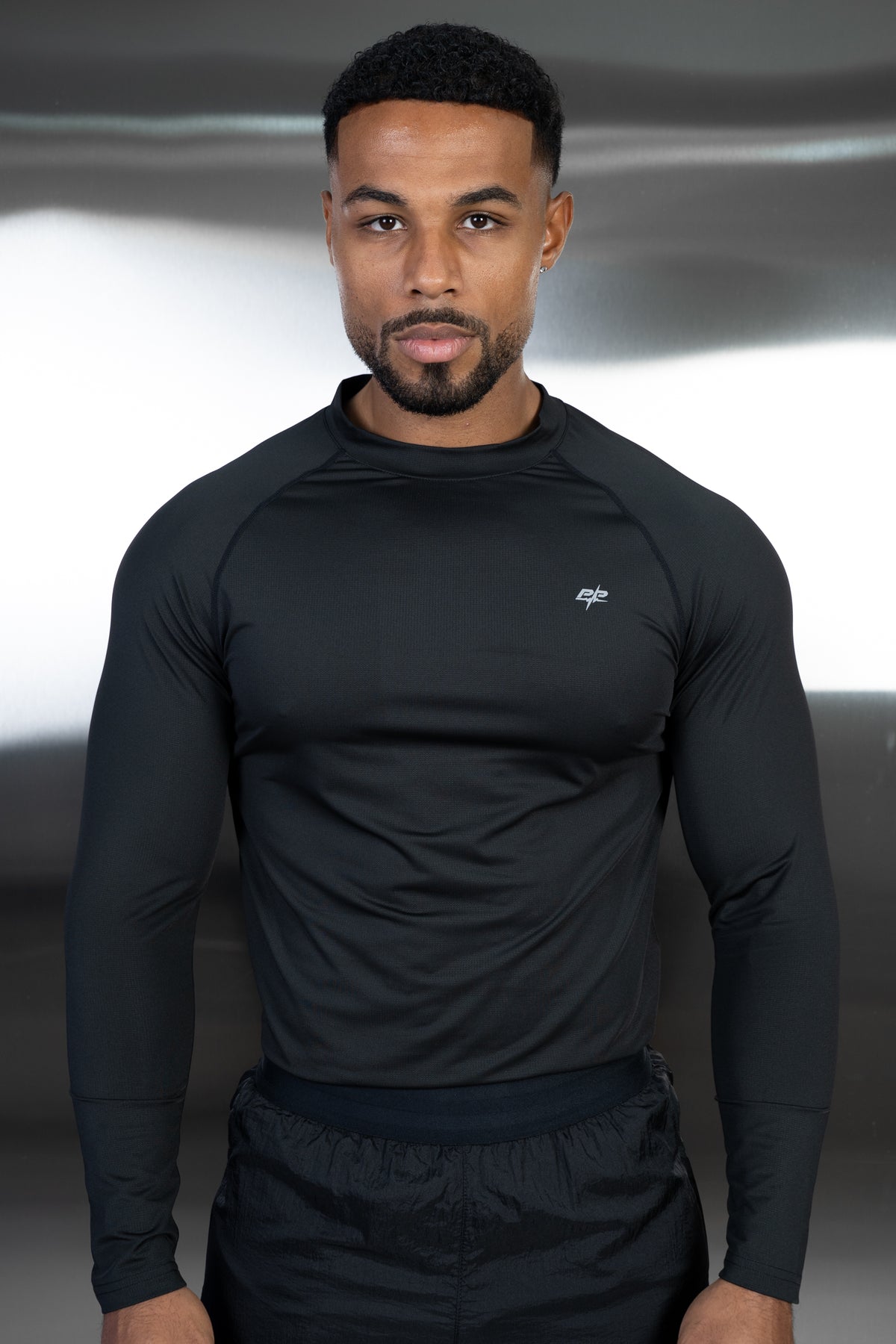 Stride Long Sleeve Training T-Shirt - Black