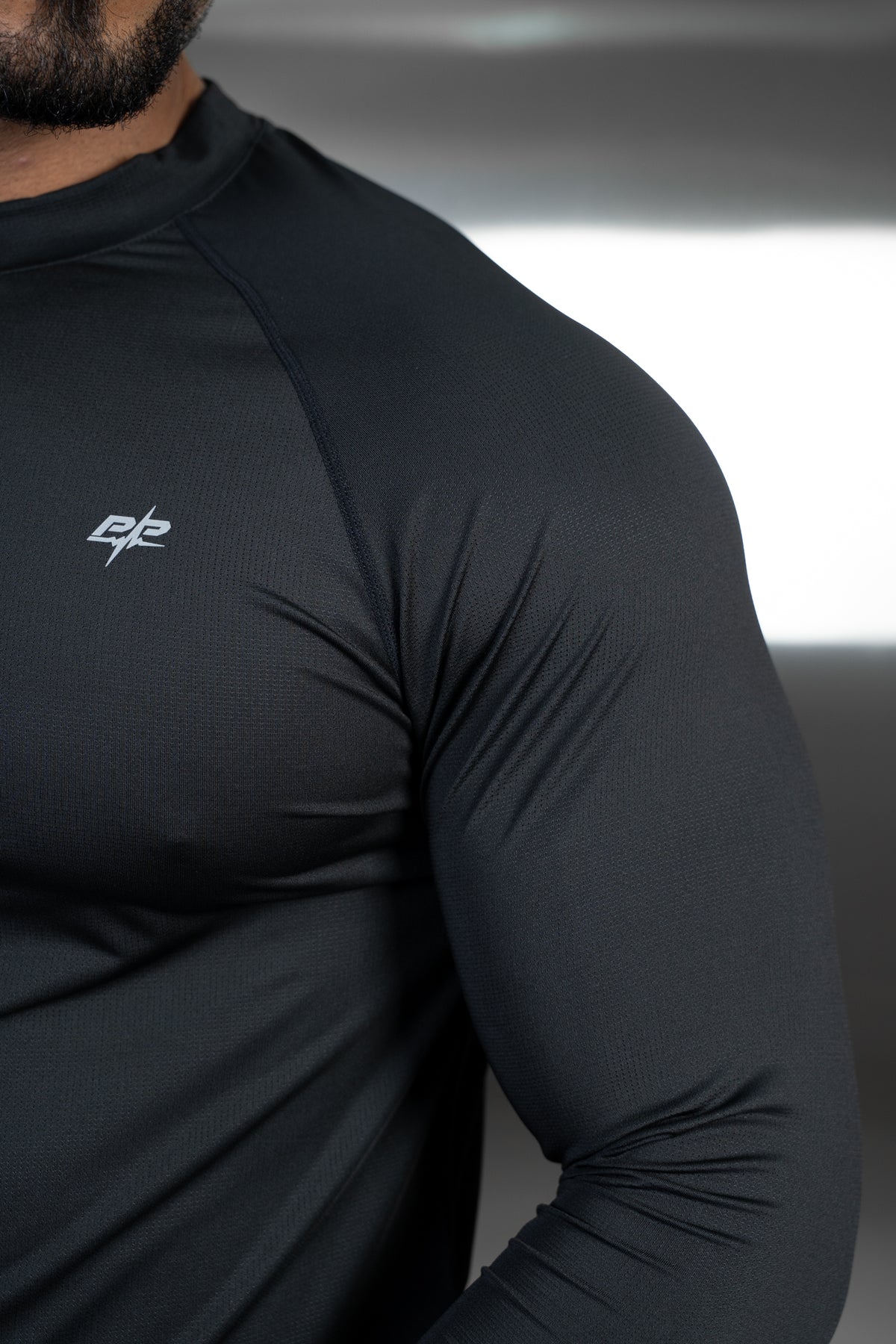 Stride Long Sleeve Training T-Shirt - Black