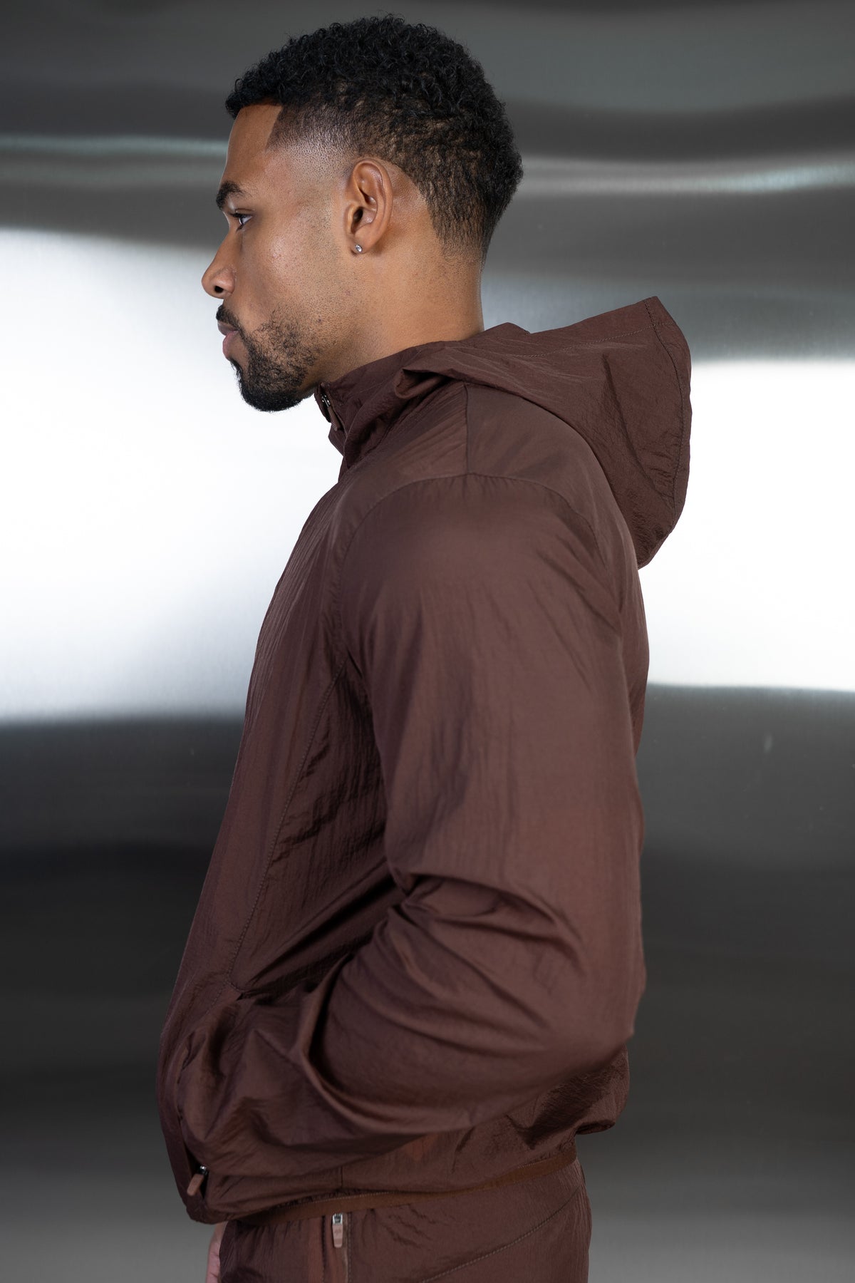 Stride Translucent Windbreaker - Mocha
