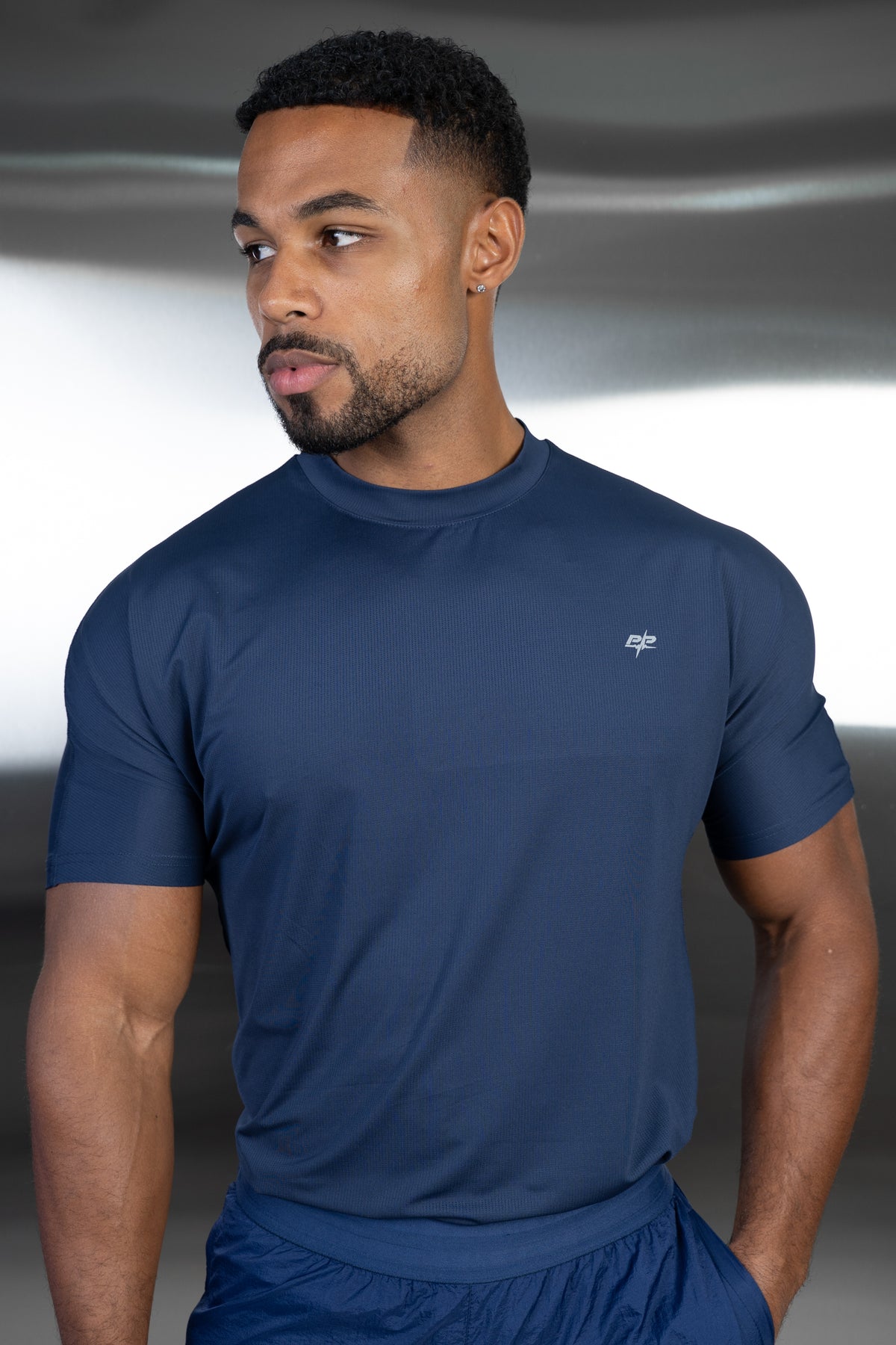 Stride Training T-Shirt - Navy