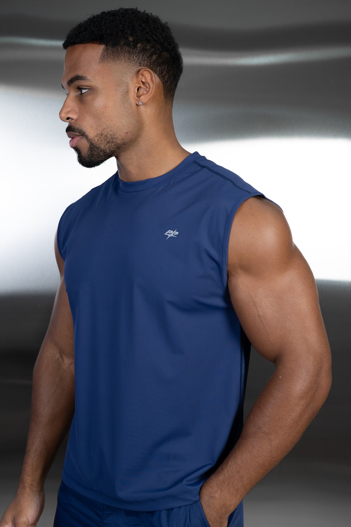 Stride Training Tank - Navy