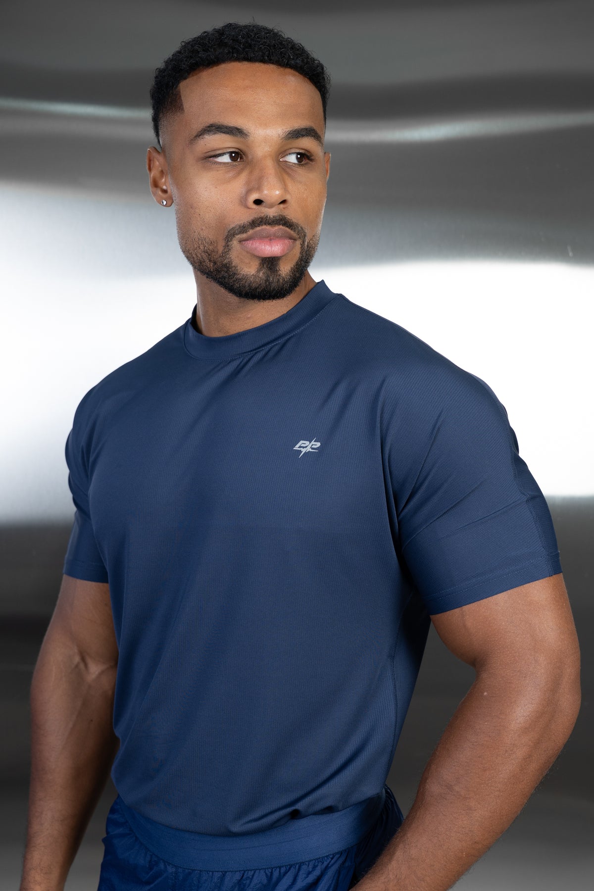 Stride Training T-Shirt - Navy