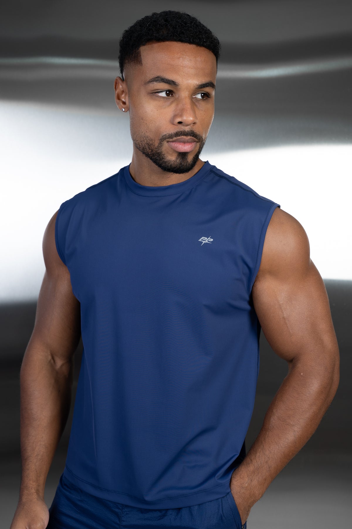 Stride Training Tank - Navy