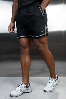 Contrast Stitch Training Short - Black