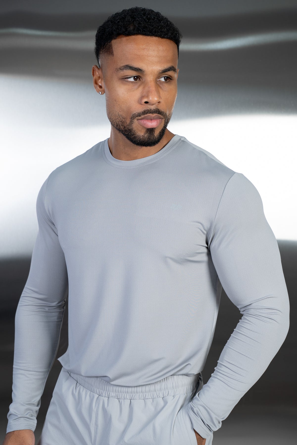 Destruct Long Sleeve T-Shirt - Grey
