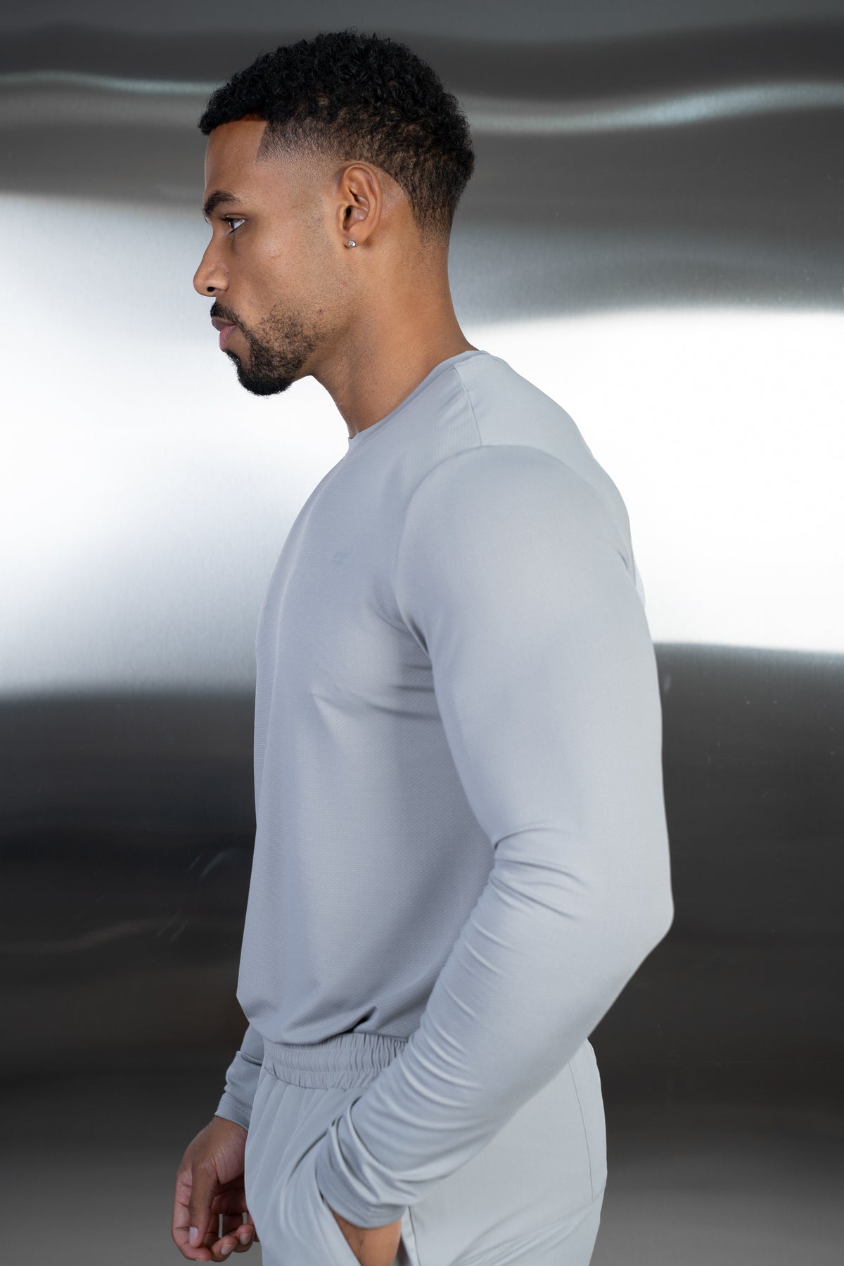 Destruct Long Sleeve T-Shirt - Grey