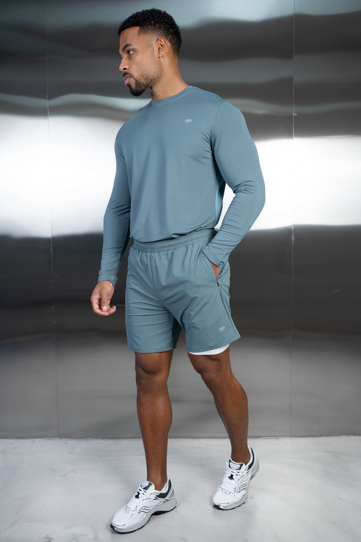Destruct Long Sleeve T-Shirt - Teal