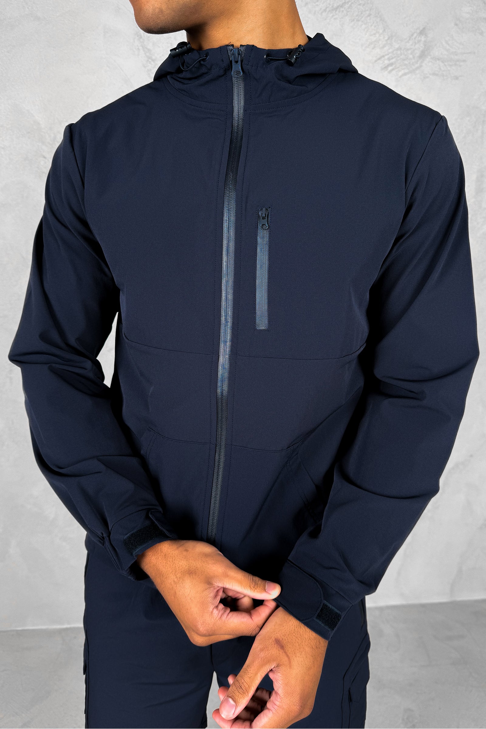 Pulse Windbreaker Jacket - Navy
