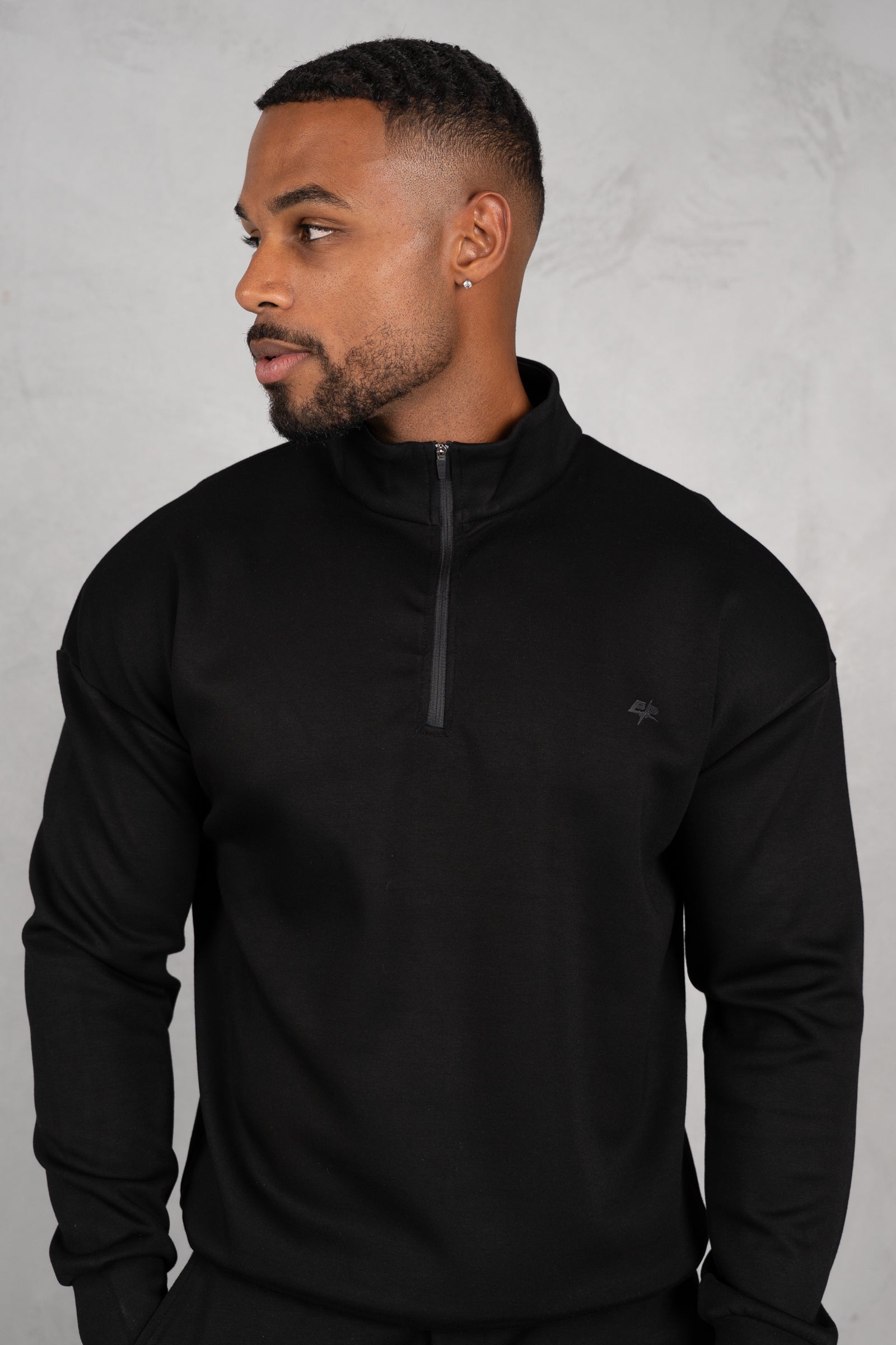 Phase Scuba Quarter Zip - Black