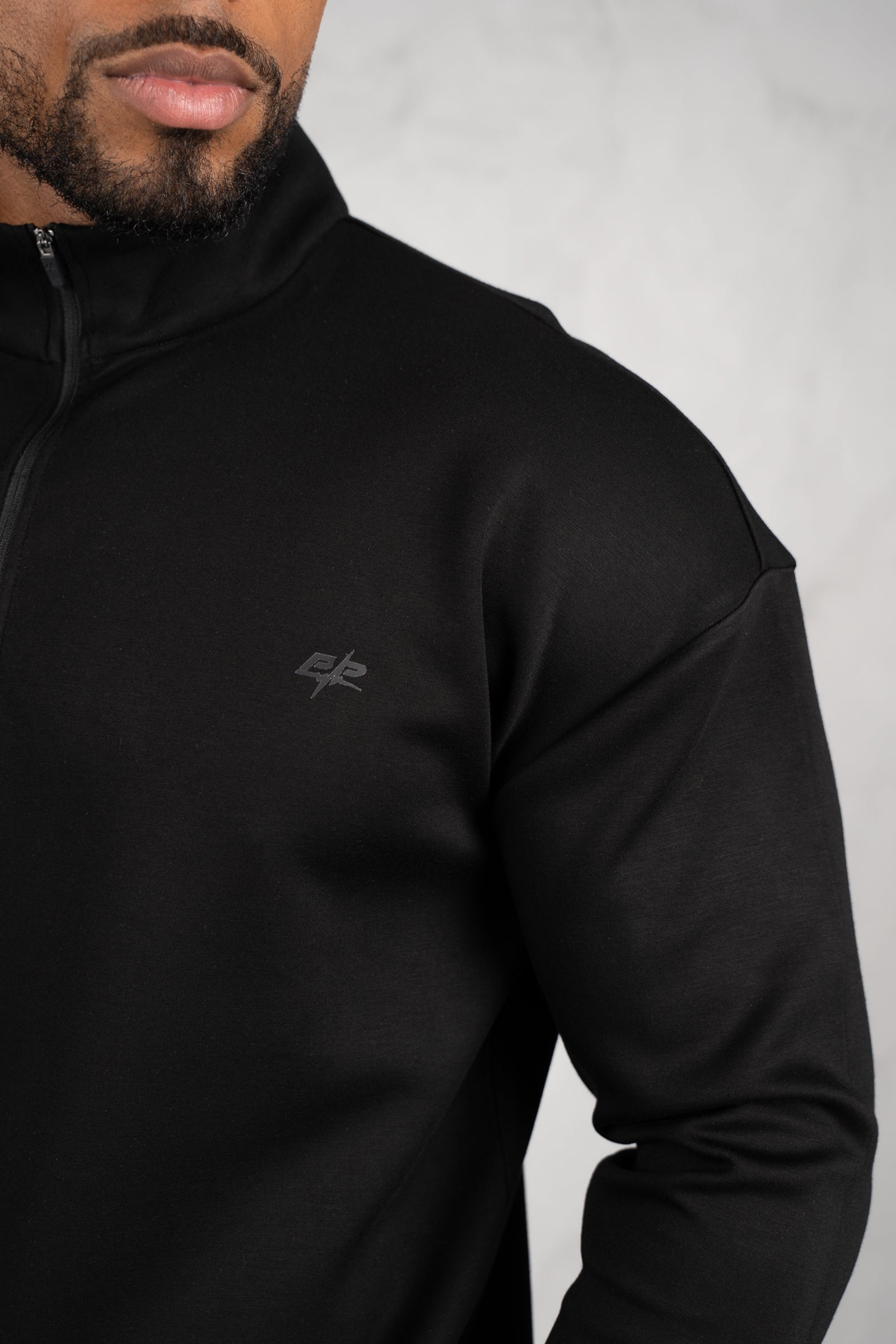 Phase Scuba Quarter Zip - Black