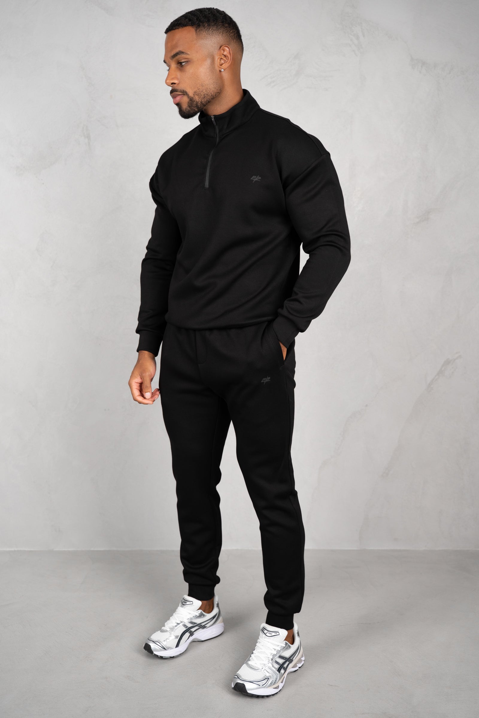 Phase Scuba Quarter Zip - Black