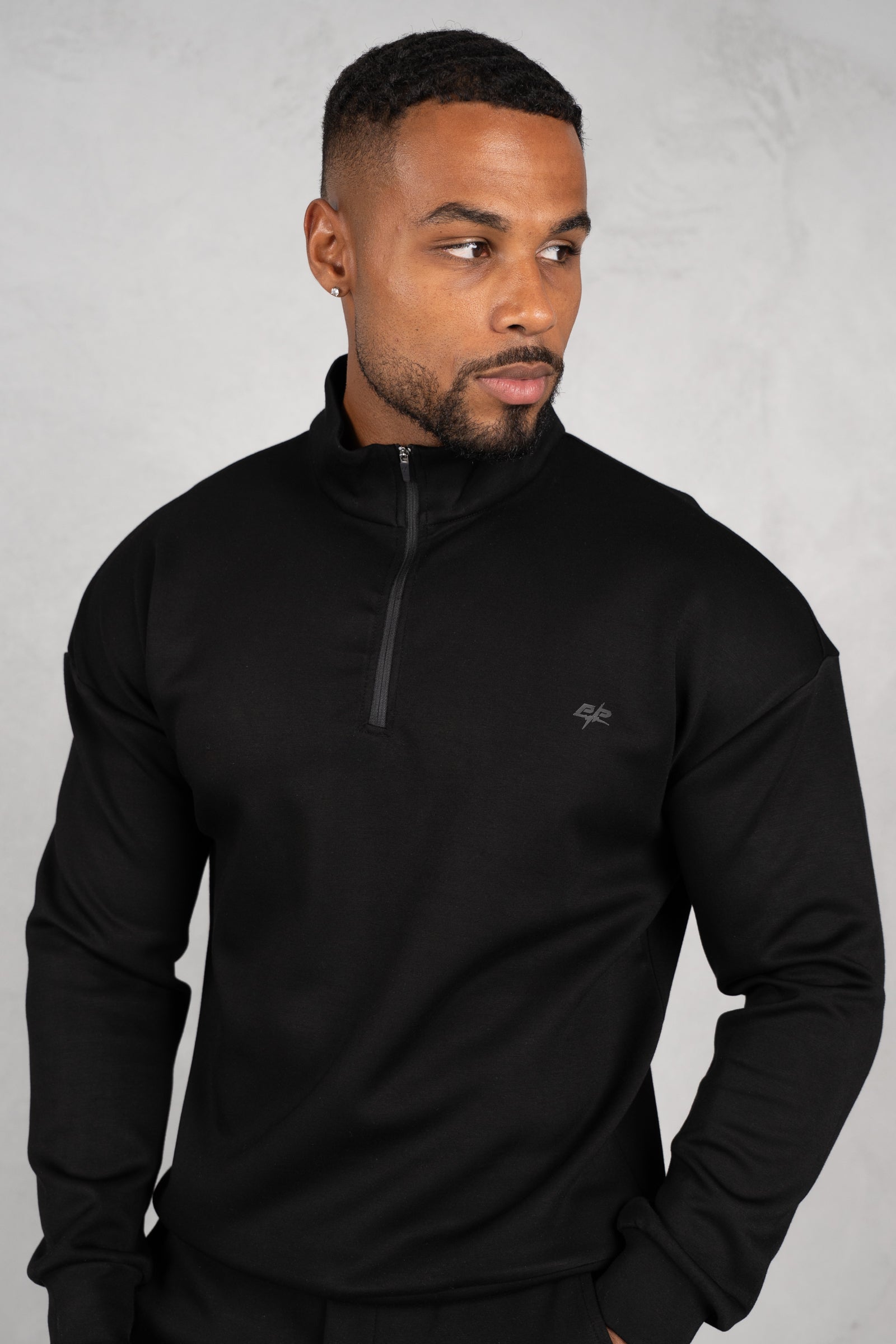 Phase Scuba Quarter Zip - Black