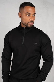 Phase Scuba Quarter Zip - Black