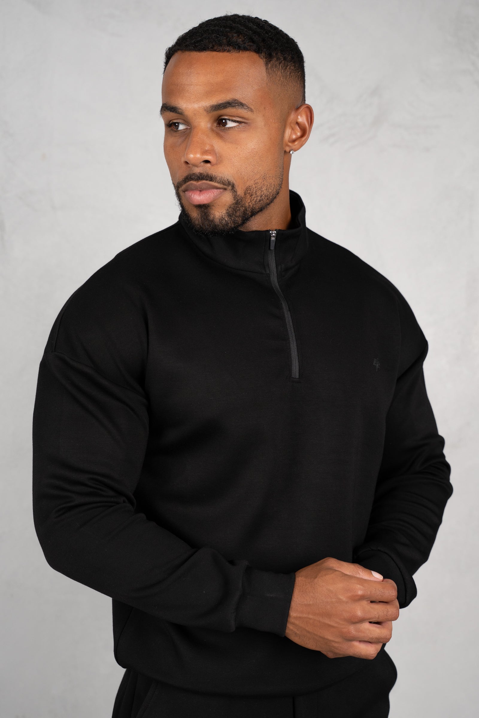 Phase Scuba Quarter Zip - Black