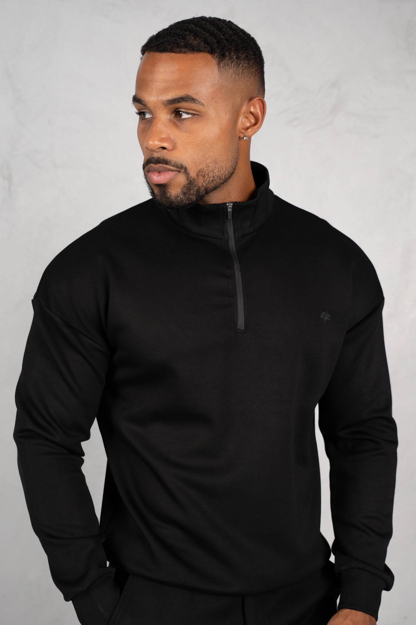Phase Scuba Quarter Zip - Black