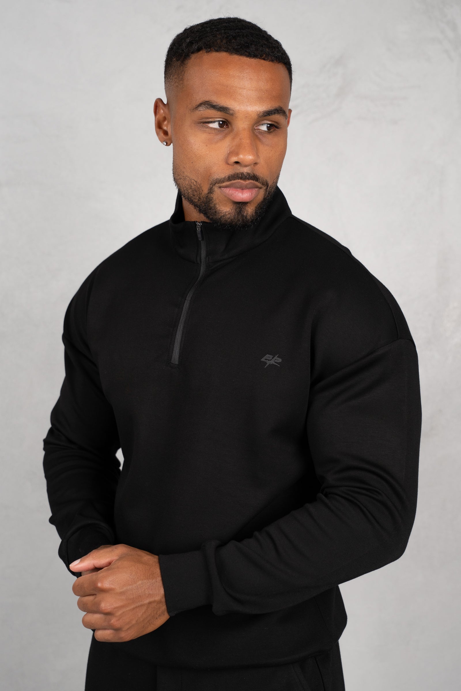 Phase Scuba Quarter Zip - Black