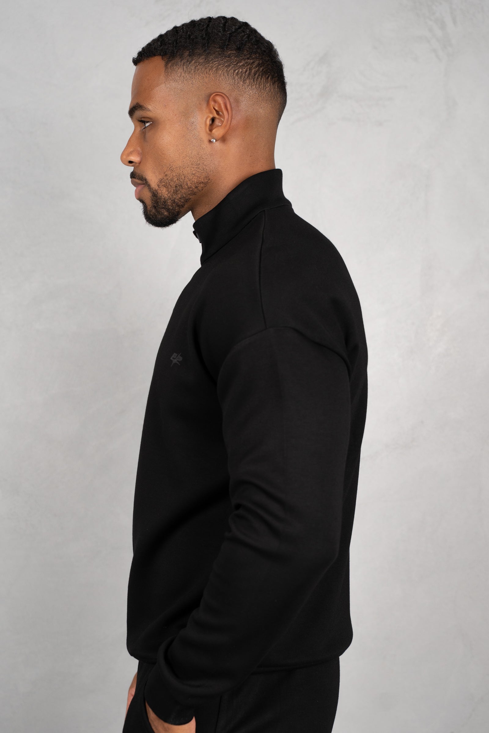 Phase Scuba Quarter Zip - Black