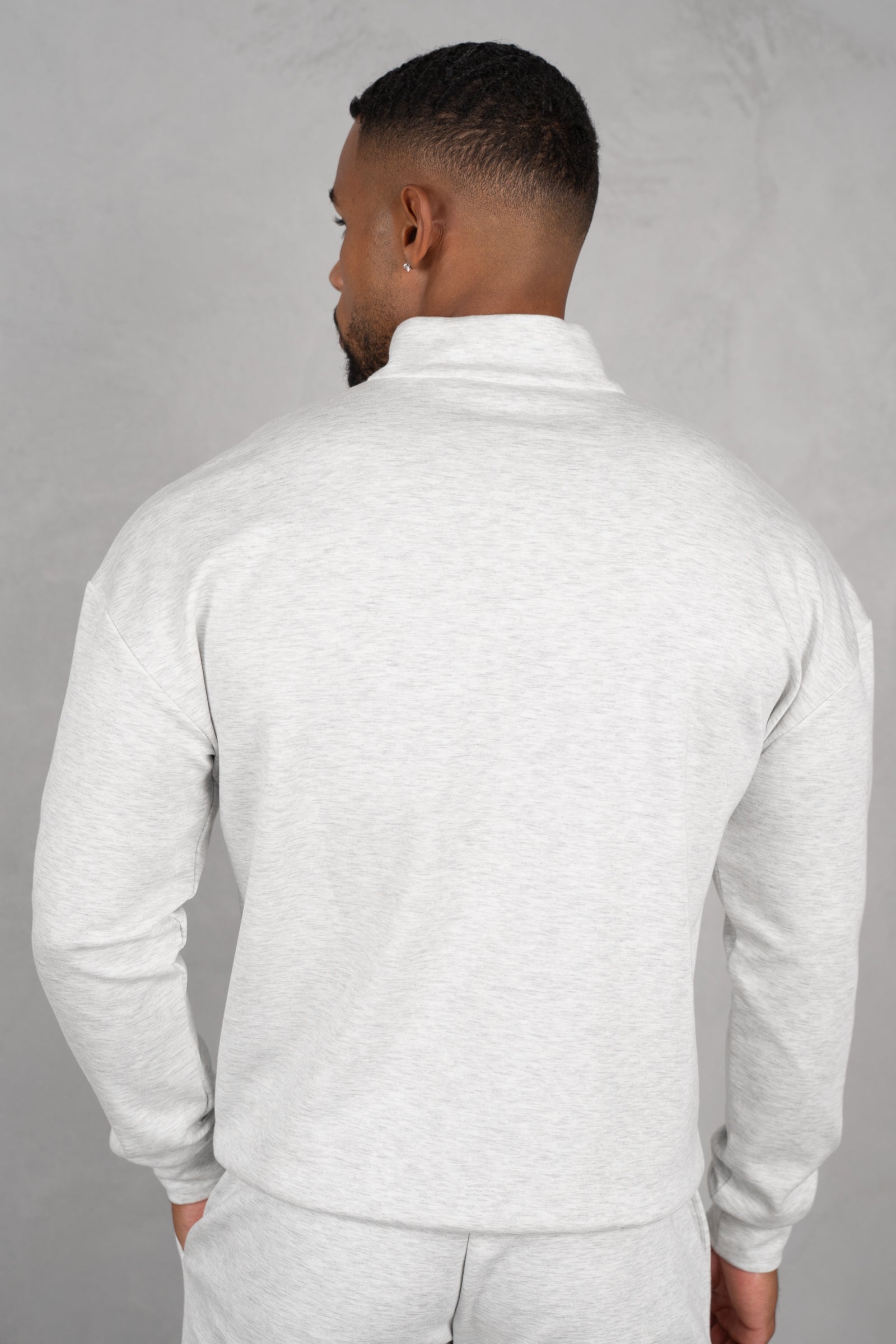 Phase Scuba Quarter Zip - Grey Marl