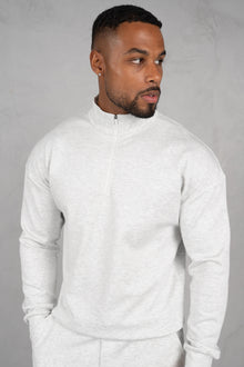 Phase Scuba Quarter Zip - Grey Marl