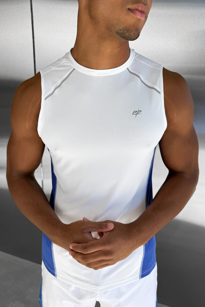 Synergy Training Vest - White/Royal Blue