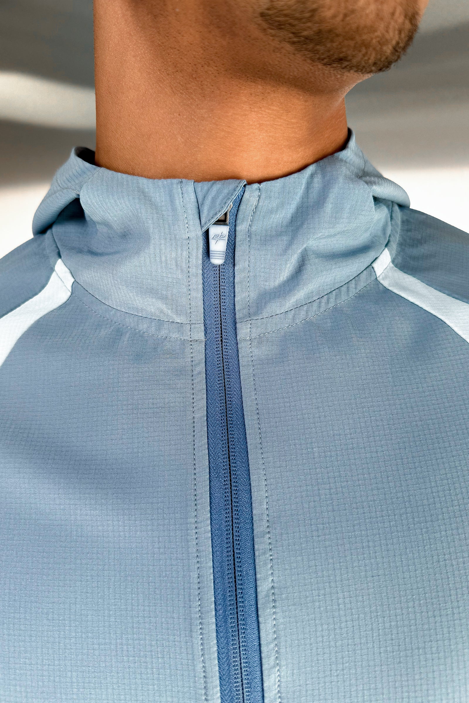 Synergy Technical Windbreaker Jacket - Pale Blue