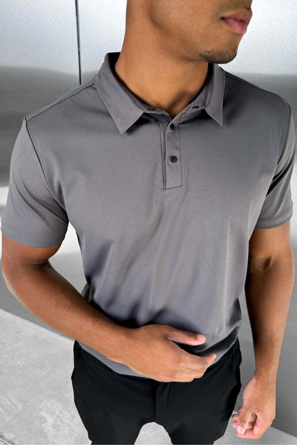 Precision Polo - Charcoal