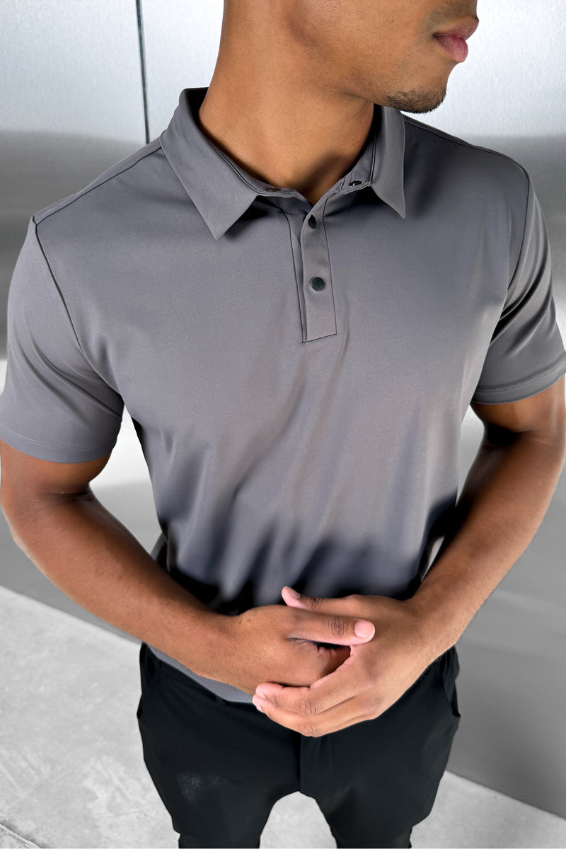 Precision Polo - Charcoal