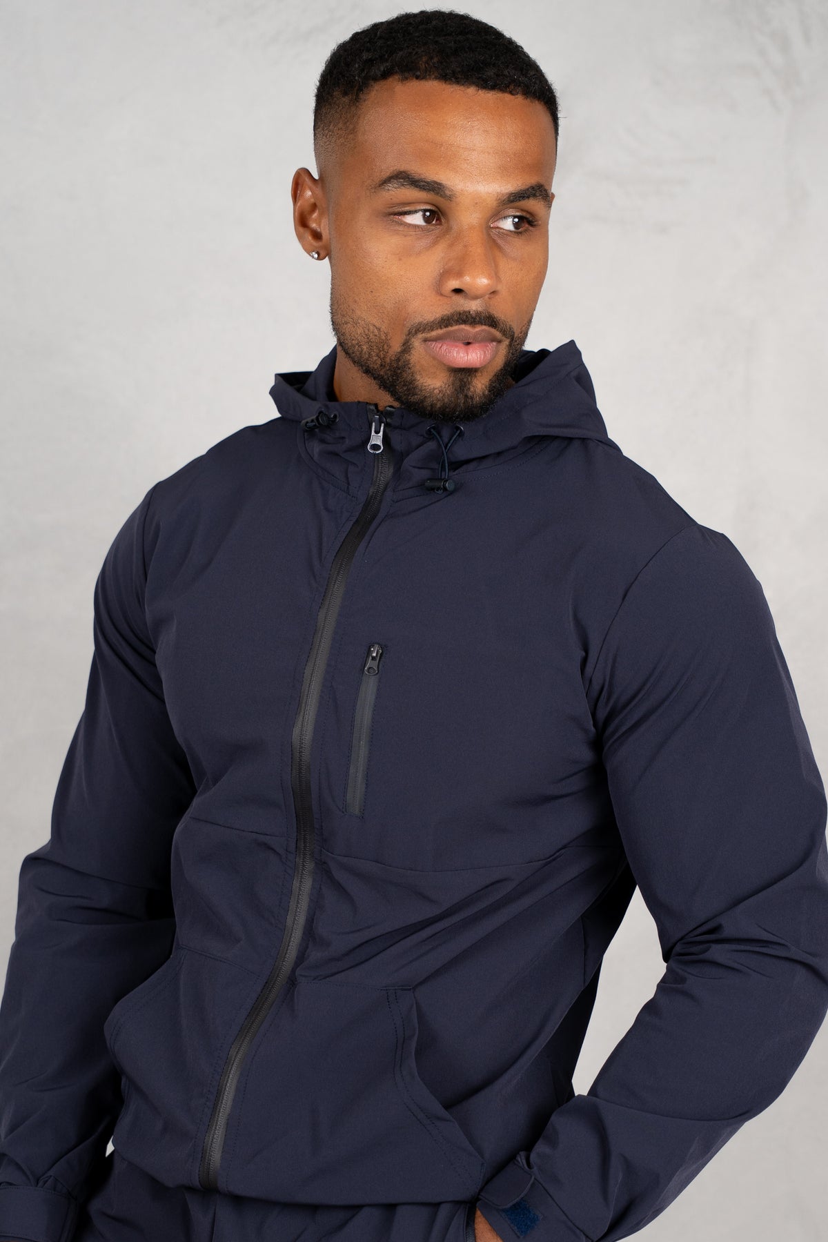 Pulse Windbreaker Jacket - Navy