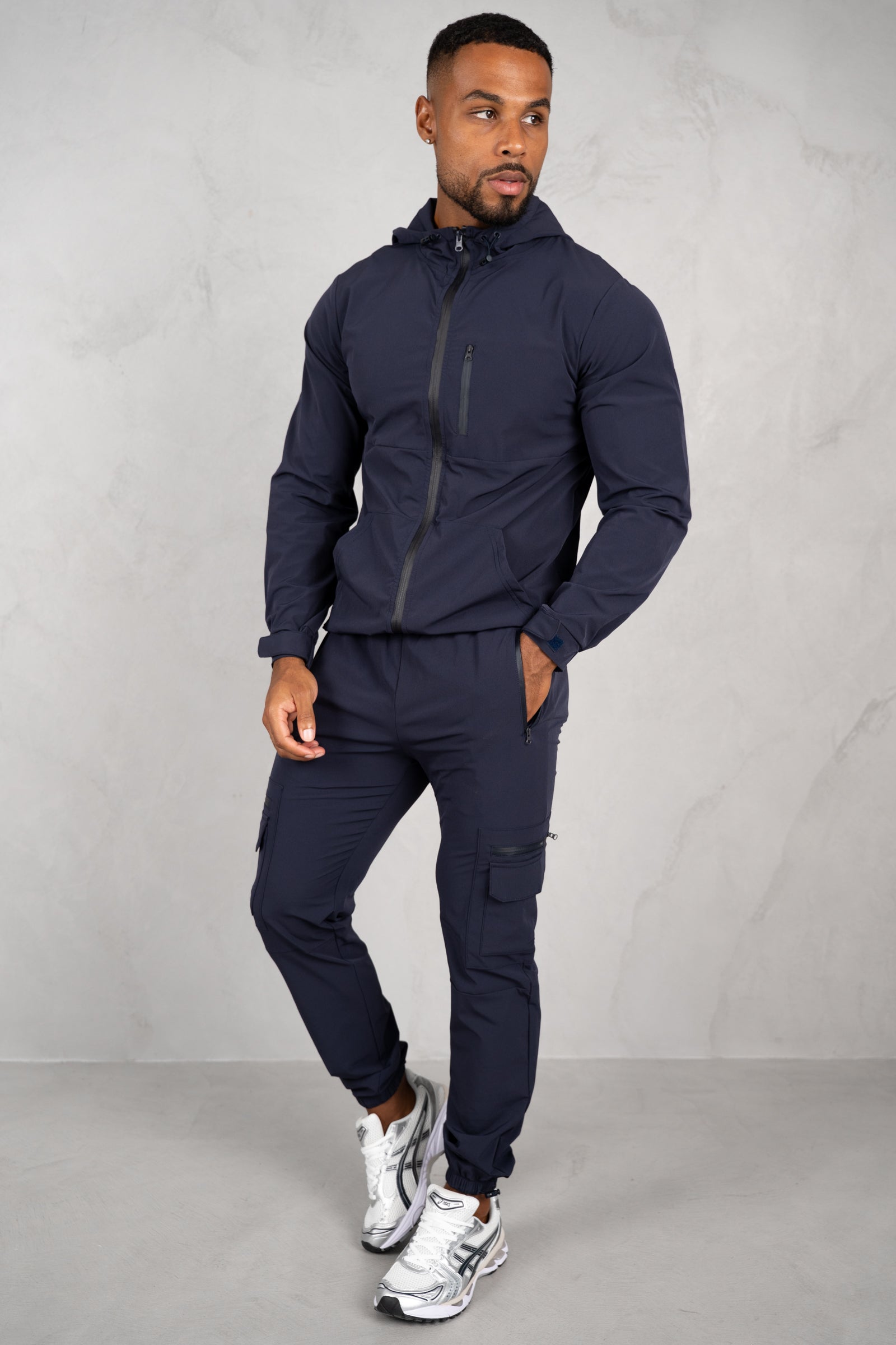 Pulse Windbreaker Jacket - Navy