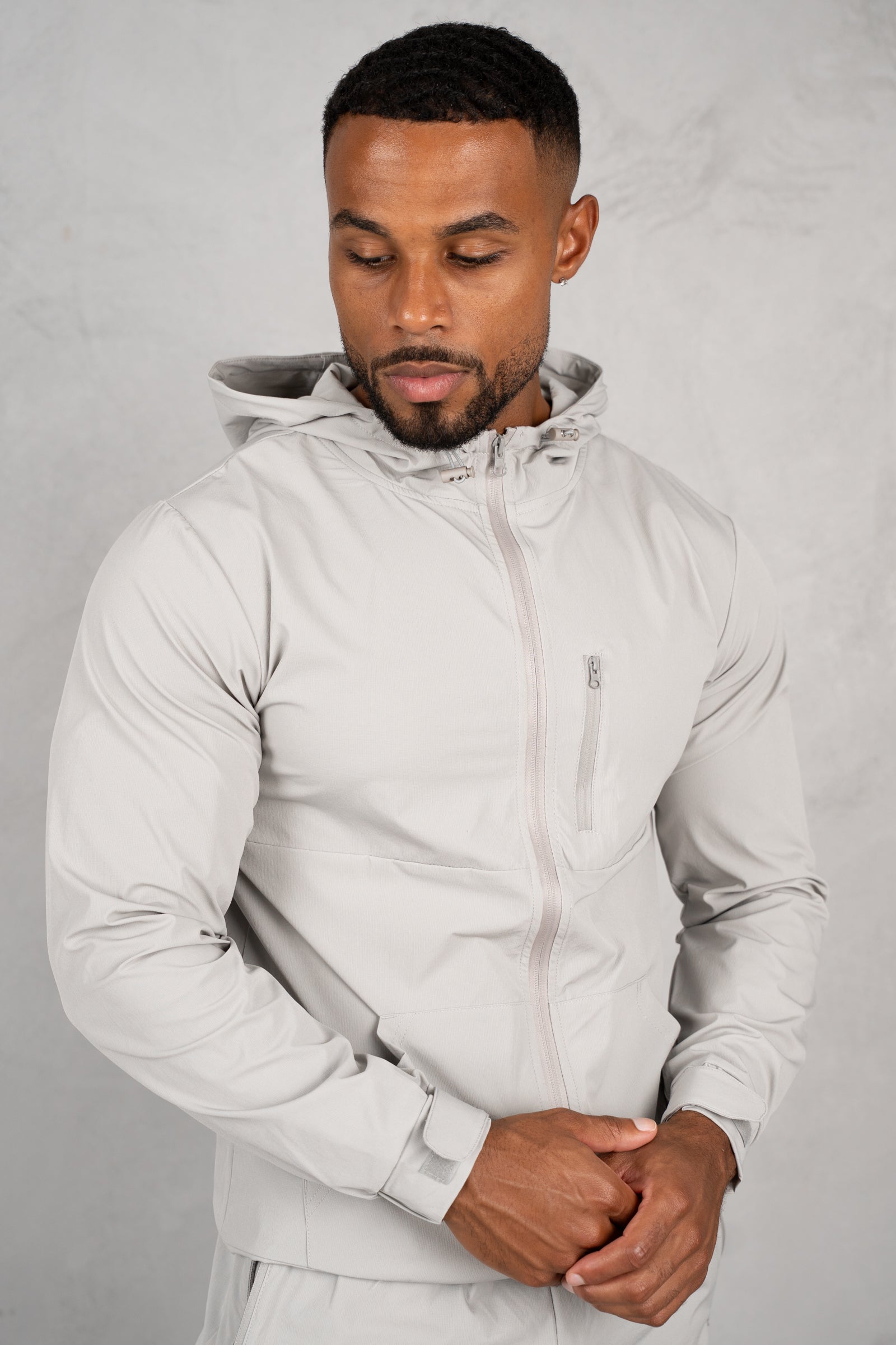 Pulse Windbreaker Jacket - Grey