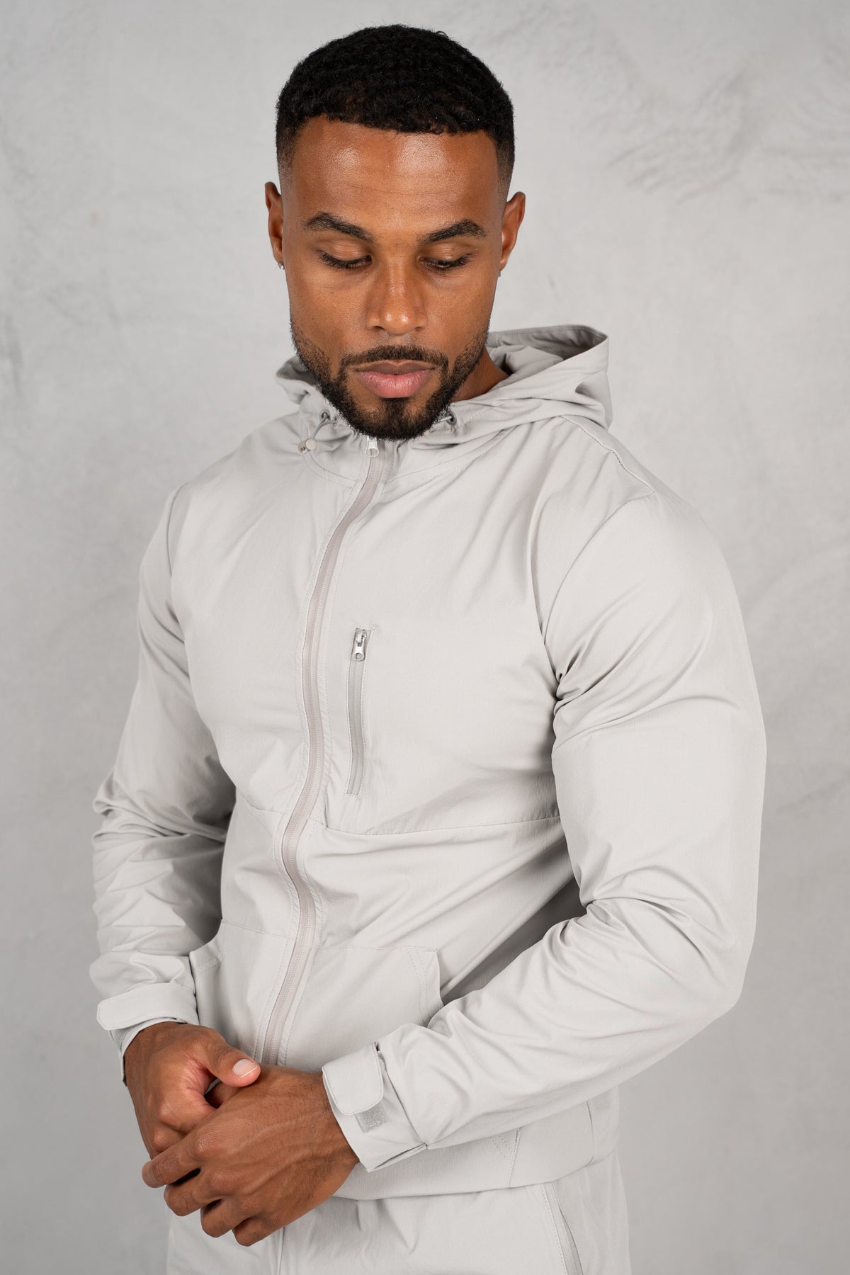 Pulse Windbreaker Jacket - Grey