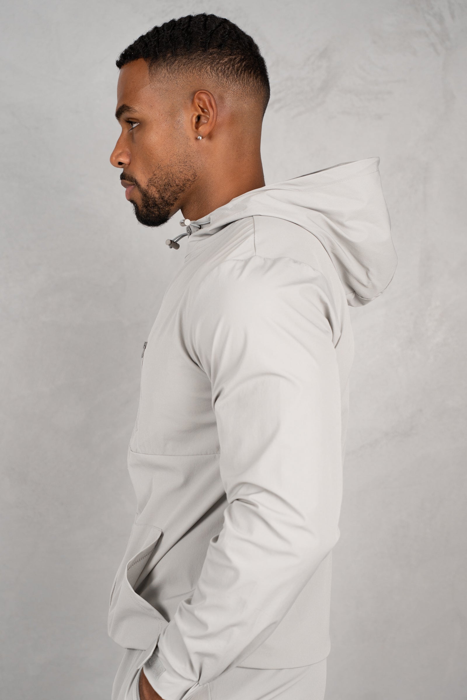 Pulse Windbreaker Jacket - Grey